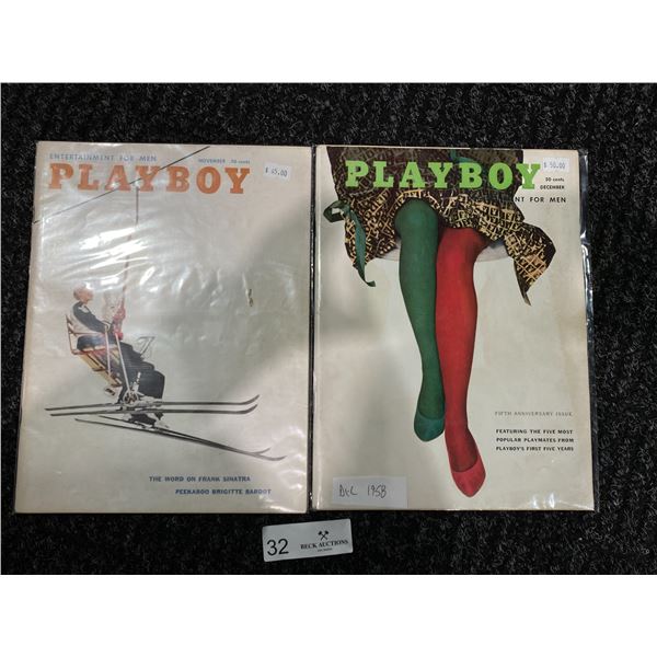 Playboys - December & November 1958