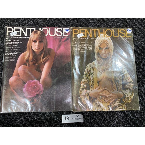 Penthouse-October & December 1969