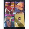 Image 1 : Set Of 4 Penthouse Magazines (1989) Like New