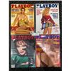 Image 1 : Set Of 4 Playboy Magazines (1987,1992,1983) Good Condition