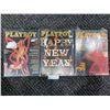 Image 1 : Set Of 3 Playboy Magazines (1976) Good Condition