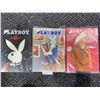 Image 1 : Set Of 3 Playboy Magazines (1970,1973,1974) Good Condition