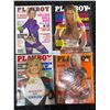 Image 1 : Set Of 4 Playboy Magazines (2002,2005) Good Condition