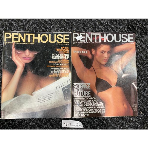 Set Of 2 Penthouse Magazines (1978)
