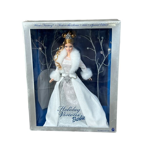 Barbie doll vintage winter fantasy holiday visions special edition 2003 Mattel B2519