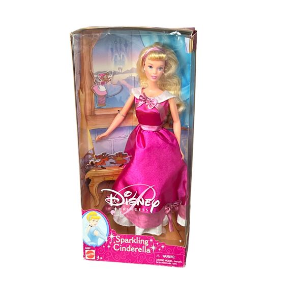 Barbie doll Disney princess vintage sparkling Cinderella Mattel 54201