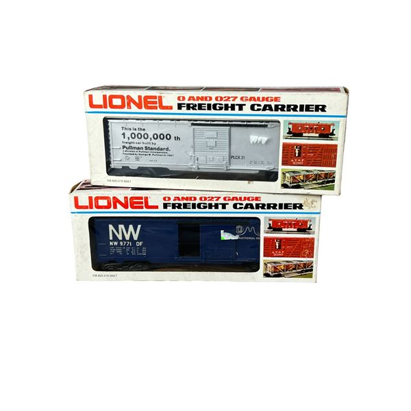 Lionel train Box Car O and 027 Gauge Lot