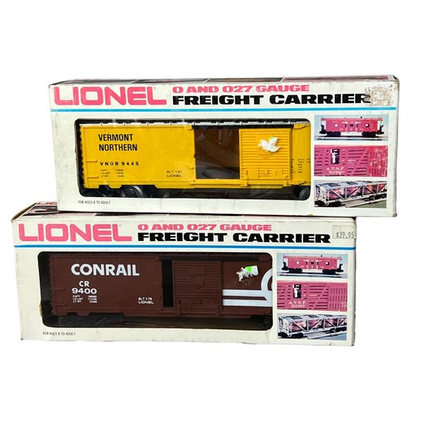 Lionel train Box Car O and 027 Gauge Lot