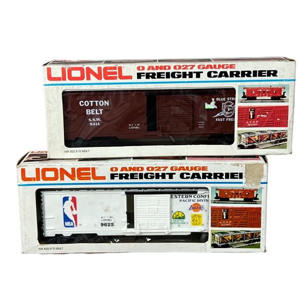 Lionel train Box Car O and 027 Gauge Lot