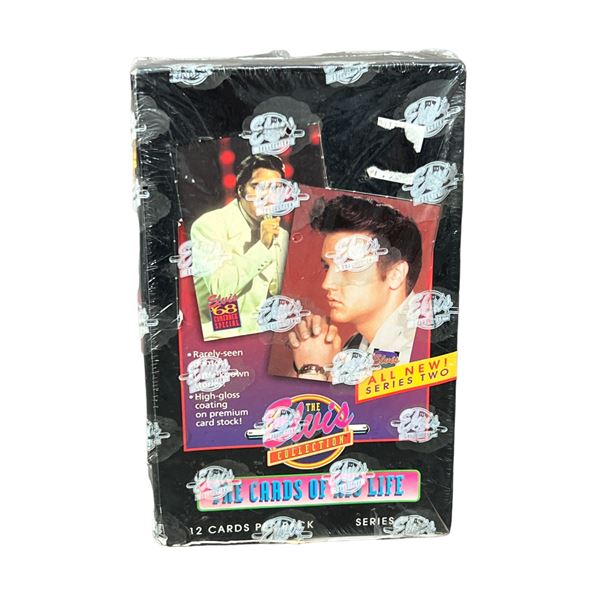 The Elvis collection trading card sealed box lot