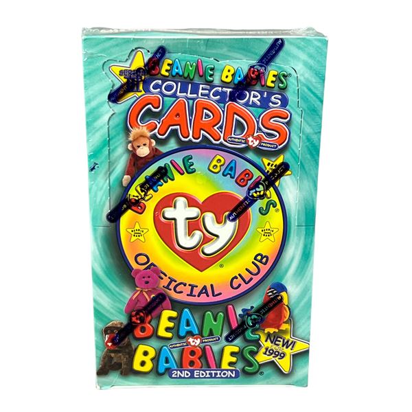 Beanie babies collectors cards TY sealed card box