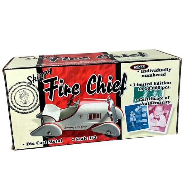 Skippy fire chief diecast metal toy