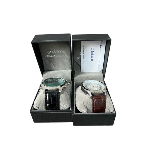 MARK NAIMER wrist watch box papers