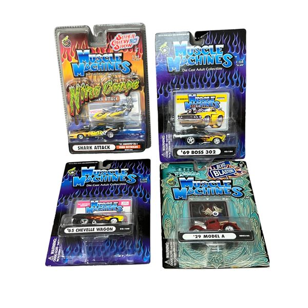 Muscle Machines Toy Car Lot Collection