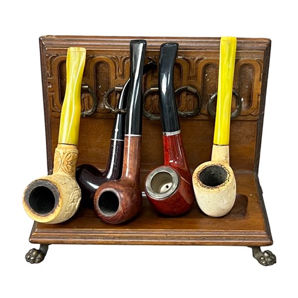 Vintage smoking pipe collection lot