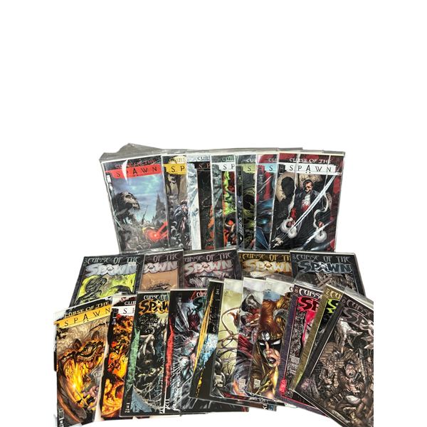 Curse of the spawn 1 - 23 vintage comic book collection lot