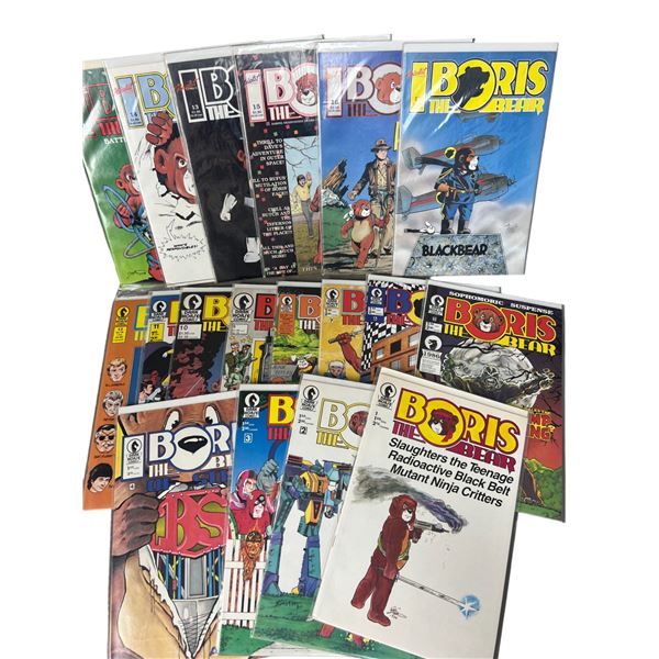 Boris the bear 1 - 18 vintage comic book collection lot