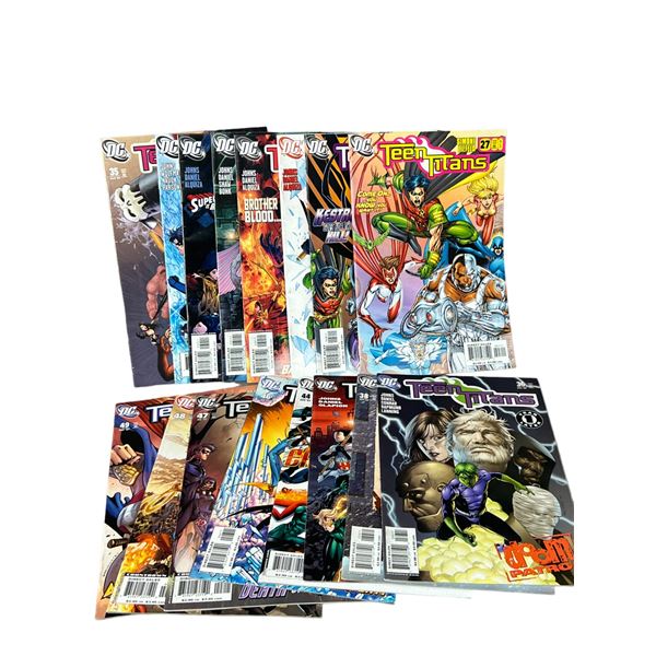 Teen titans vintage comic book collection lot
