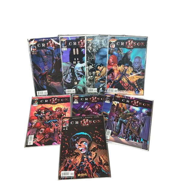 Crimson image vintage comic book collection lot # 1 - 9