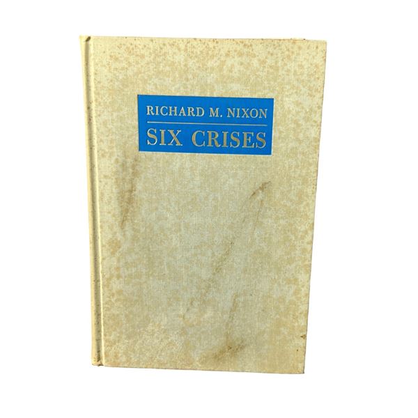 Richard Nixon signed book Six Crisis COA PSA DNA authentication