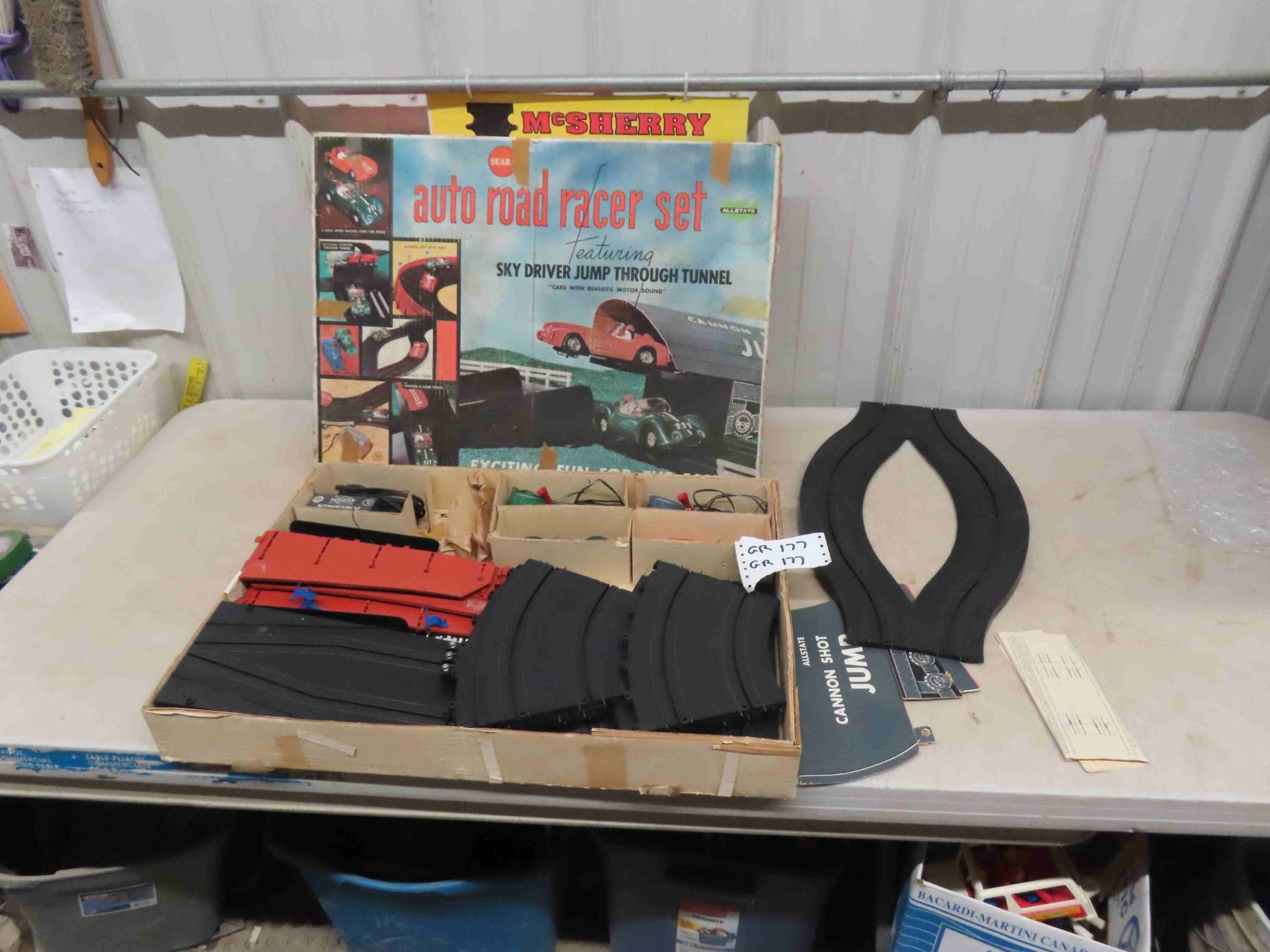 Cars Complete Racer Set Vintage Sears Auto Road Racer Set -Complete