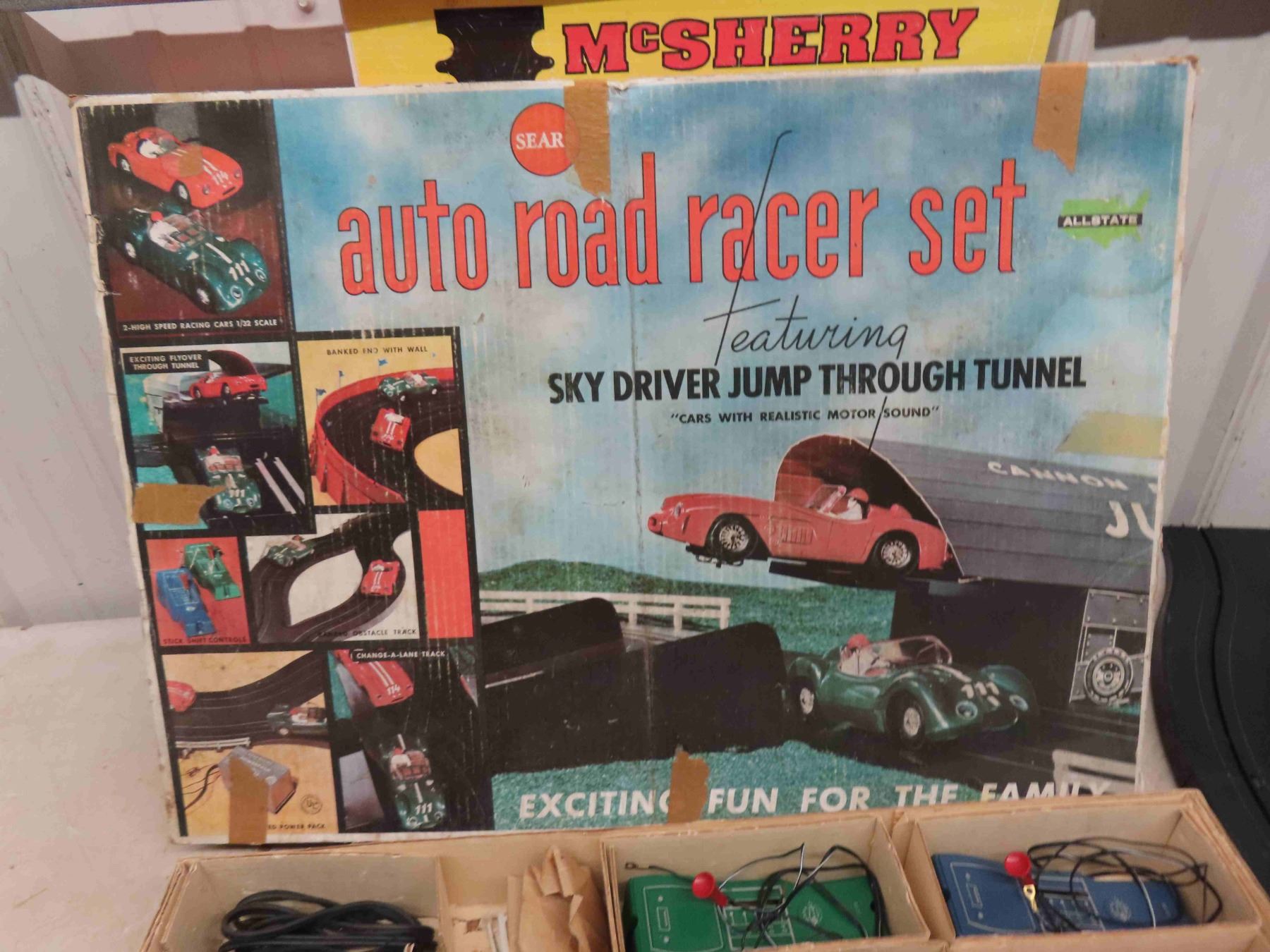 Cars Complete Racer Set Vintage Sears Auto Road Racer Set -Complete