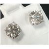 Image 2 : 14K WHITE GOLD NATURAL DIAMOND (2.01CT)  EARRINGS (WEIGHT 1.08G)