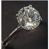 Image 2 : 14K WHITE GOLD MOISSANITE(1.6CT)  RING (SIZE 5.5)