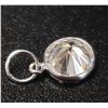 Image 2 : 10K WHITE GOLD MOISSANITE(1CT)  PENDANT (WEIGHT 0.29G)