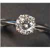 Image 1 : 10K WHITE GOLD MOISSANITE(0.5CT)  RING (SIZE 6.5)