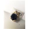 Image 2 : 14K YELLOW GOLD BLACK DIAMOND(0.72CT)  PENDANT (WEIGHT 0.59G)