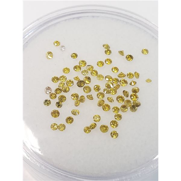 LAB GROWN YELLOW DIAMOND(1CT)