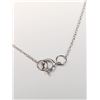 Image 2 : 10K WHITE GOLD 16" 0.3CT  NECKLACE