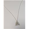 Image 2 : SILVER BEST FRIEND 3 SEPARATED  PENDANTS 19"  CHAIN