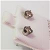 Image 2 : 14K WHITE GOLD DIAMOND(0.42CT)  EARRINGS
