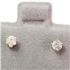 Image 1 : 14K YELLOW GOLD DIAMOND(0.14CT)  EARRINGS