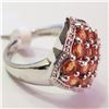 Image 2 : SILVER GENUINE GEMSTONE  RING (SIZE 7) (WEIGHT 6.39G)