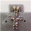 Image 1 : 10K YELLOW GOLD SAPPHIRE(0.35CT)  PENDANT