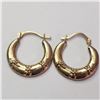 Image 2 : 10K YELLOW GOLD CUBIC ZIRCONIA  EARRINGS