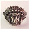 Image 1 : SILVER BLACK ONYX  RING (SIZE 8.5) (WEIGHT 4.23G)