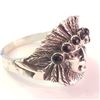 Image 2 : SILVER BLACK ONYX  RING (SIZE 8.5) (WEIGHT 4.23G)