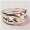 Image 1 : SILVER  RING (SIZE 8.5) (WEIGHT 4.11G)
