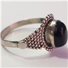 Image 2 : SILVER BLACK ONYX  RING (SIZE 6.5)
