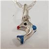 Image 1 : SILVER  NECKLACE (LENGTH 17INCHES)