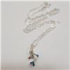 Image 2 : SILVER  NECKLACE (LENGTH 17INCHES)