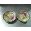 Image 1 : LOT OF 2 BERRY BOWLS; PAINTED WITH ROSES; NO MARKS