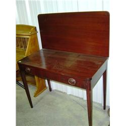 MAHOGANY GAME TABLE