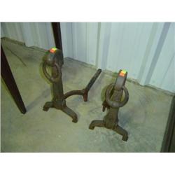 SET OF ANDIRONS