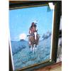 Image 1 : FRAMED AND MATTED FREDERIC REMINGTON PRINT OF INDIAN