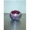 Image 1 : FENTON PURPLE IRIDESCENT ROSE BOWL